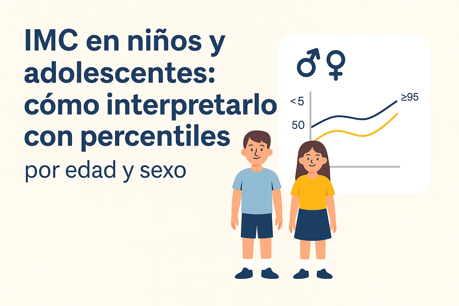 IMC en niños y adolescentes